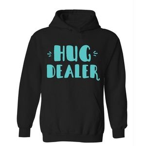 HUG DEALER Soft Unisex Hooded Pullover